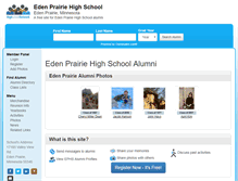 Tablet Screenshot of edenprairiehighschool.org